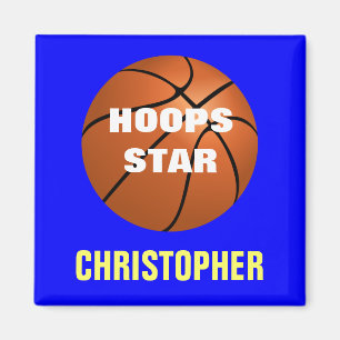 Basketball Star Personalised Magnet