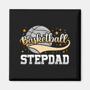 Basketball stepdad fathers day magnet