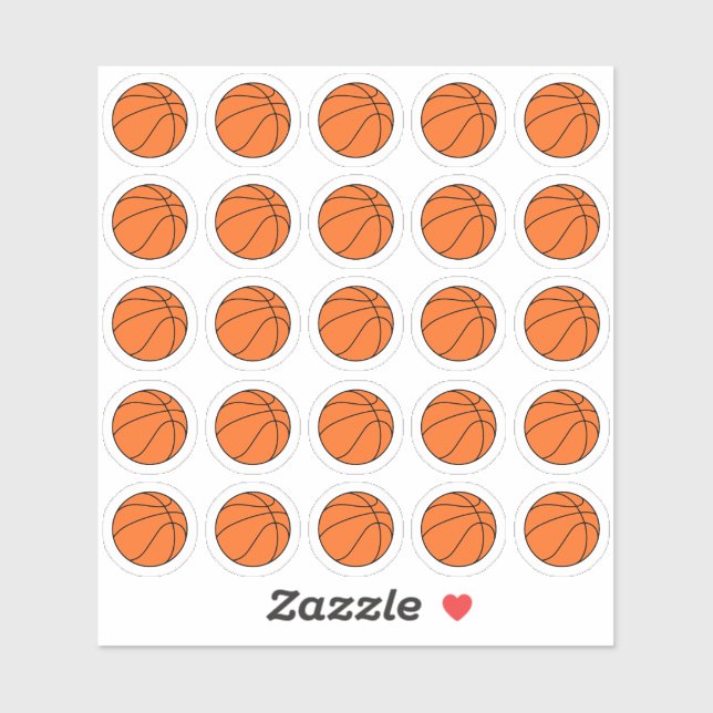 Basketball Stickers, Planner (Sheet)
