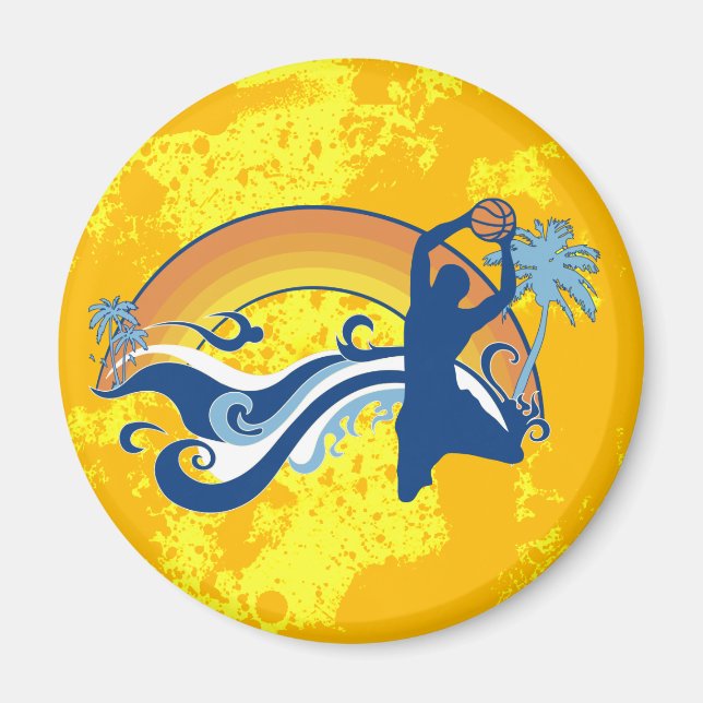 basketball. summersetz. magnet (Front)