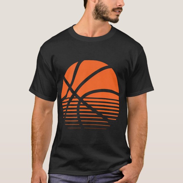 Basketball Sunset T-Shirt (Front)