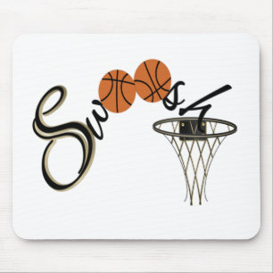 Basketball Swoosh Mouse Mat
