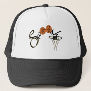 Basketball Swoosh Trucker Hat