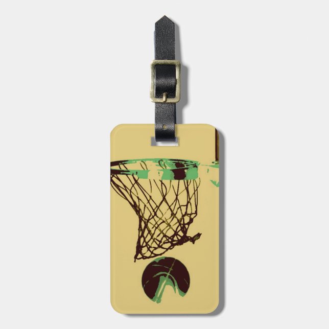 Basketball Tags For Luggage (Front Vertical)