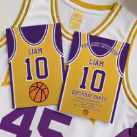 Basketball Team 10 Birthday Invitation