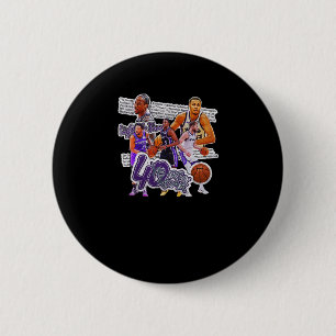 Basketball Team 6 Cm Round Badge