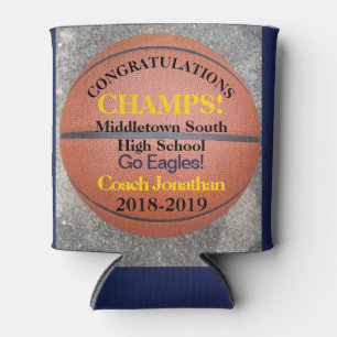 Basketball Team Coach Can Cooler