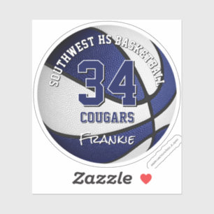 basketball team colours kids name blue white