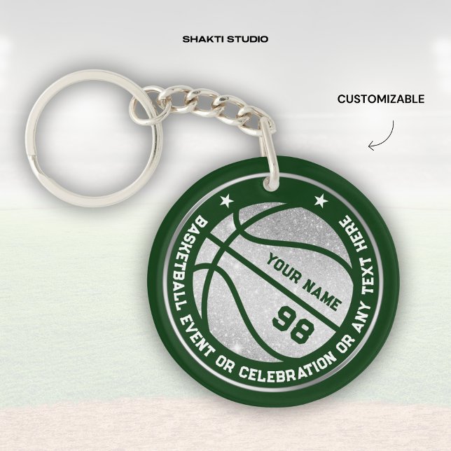Basketball Team Event Celebration Sports Player Key Ring (Creator Uploaded)