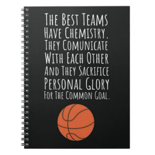 Basketball Team Gift Ideas Player Thank You Court Notebook