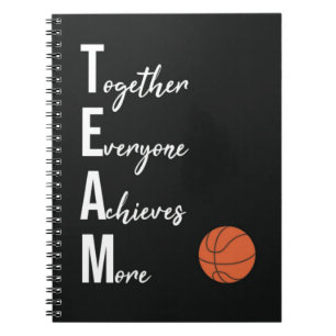 Basketball Team Gifts Player Senior Night Sports Notebook