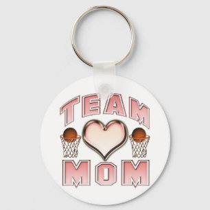 Basketball Team Mum Key Ring