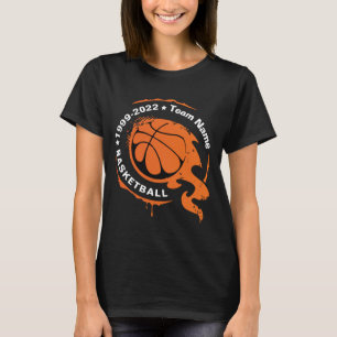 Basketball Team Name. Personalise T-Shirt