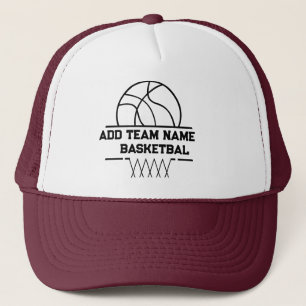 Basketball Team Name,Personalised basketball Trucker Hat