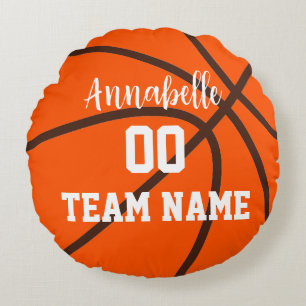 Basketball Team Name Player number & name Round Pi Cushion