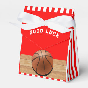 Basketball Team Red Favour Box
