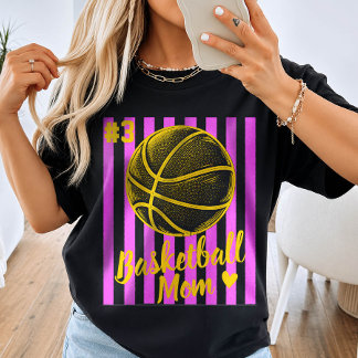 Basketball Team Spirit Mum mama T-Shirt