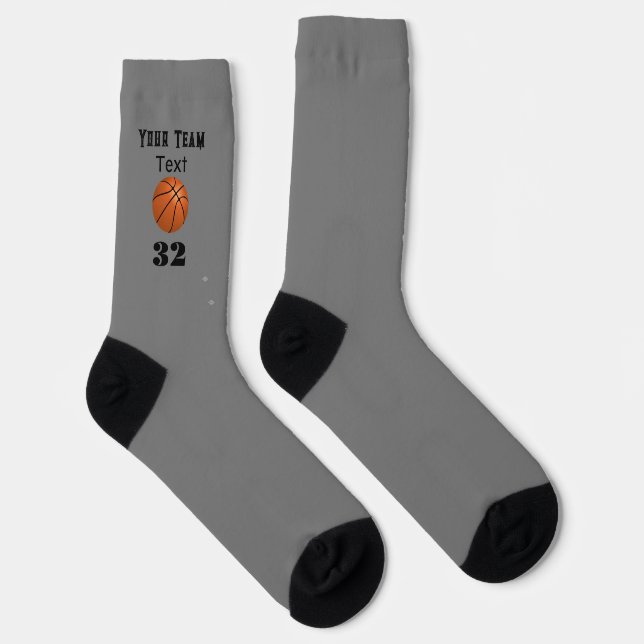 Basketball Team Spirit Socks HAMbyWG (Right)