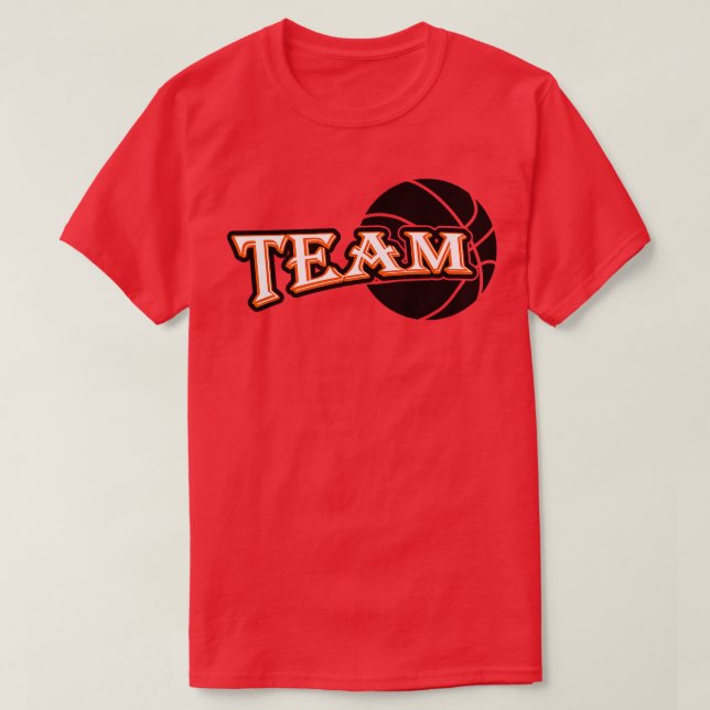 Basketball Team T-Shirt (Design Front)