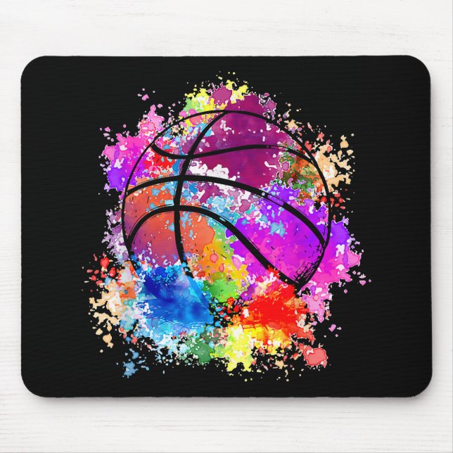 Basketball Teenagers Girls Teens Women Baller Dunk Mouse Mat (Front)
