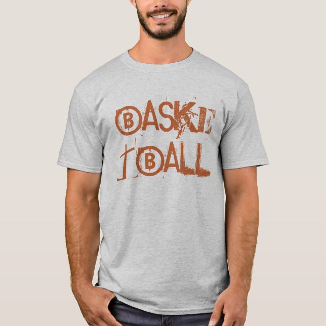 Basketball Text T-shirt (Front)