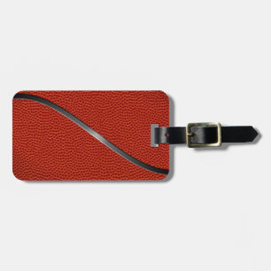 Basketball Texture Luggage Tag