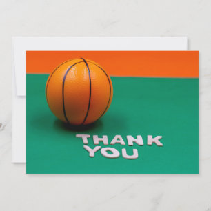 Basketball Thank you card