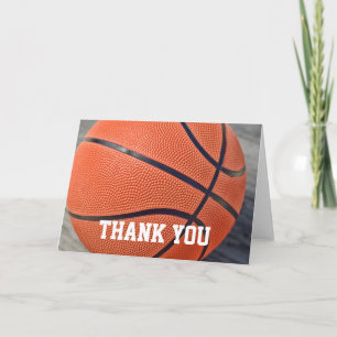 Basketball Thank You Card