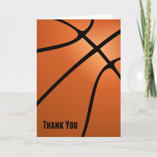 Basketball Thank You for Your Kindness Card