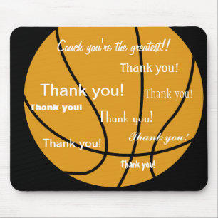 Basketball Thank You Gifts Mouse Mat