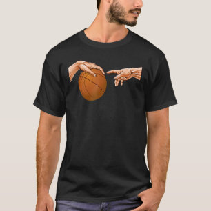 Basketball The Creation of Adams Michelangelo s Ha T-Shirt