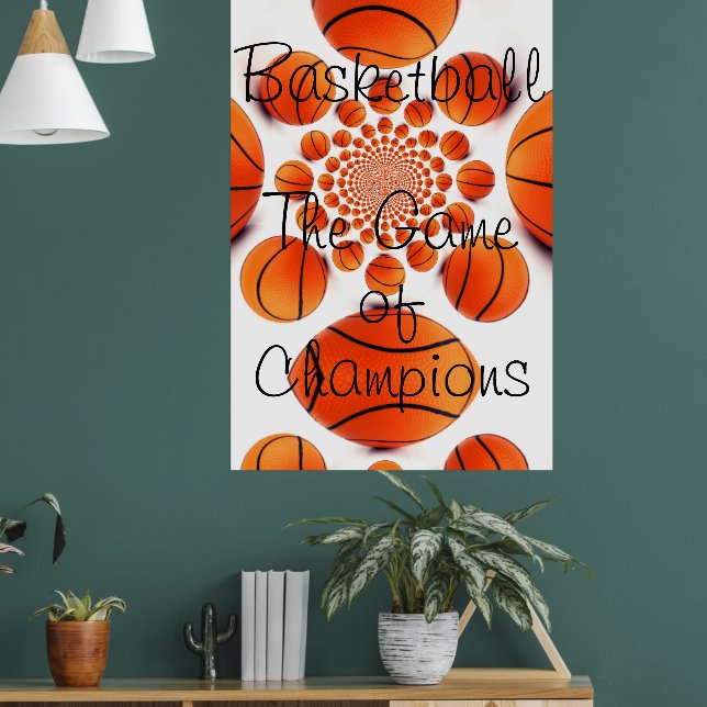 Basketball The Game Of Champions Poster (Living Room 1)
