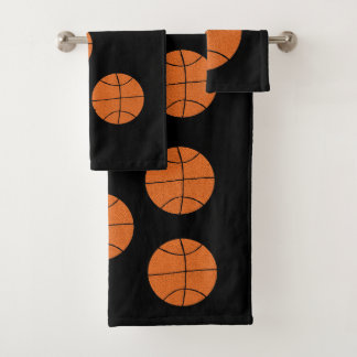 Basketball theme bathroom Towel Set