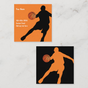 Basketball Theme Cool Two Side Business Cards