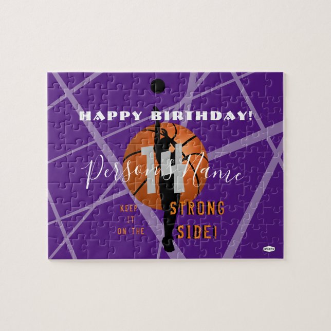 Basketball Theme Gift Puzzle HAMbyWG  (Horizontal)