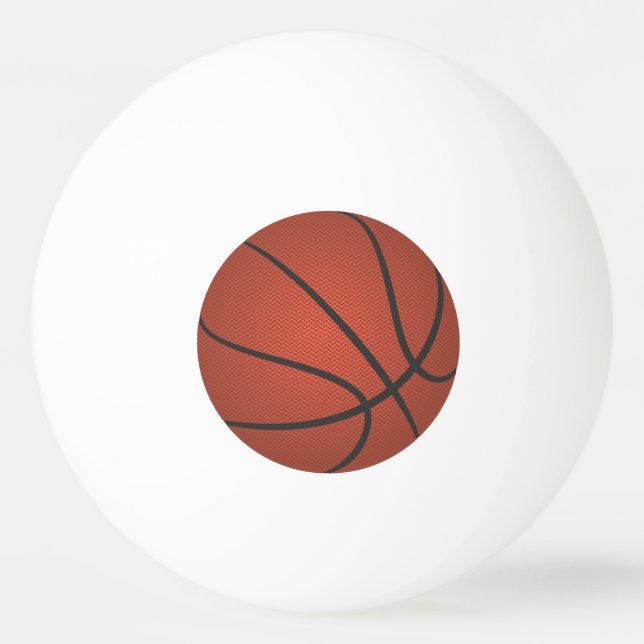BASKETBALL THEME PING PONG BALL (Front)