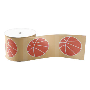 Basketball themed Birthday Party Grosgrain Ribbon