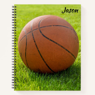 Basketball Themed Notebook Personalised