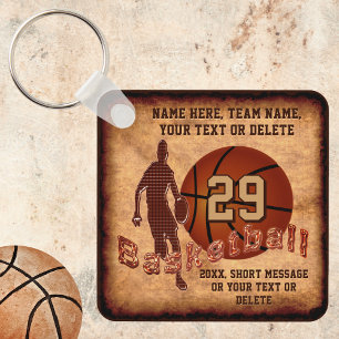 Basketball Themed Party Favours, Basketball Key Ring