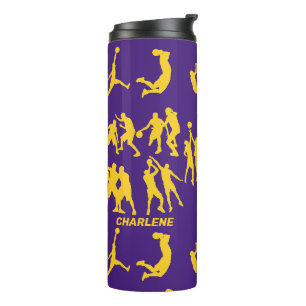 Basketball  thermal tumbler
