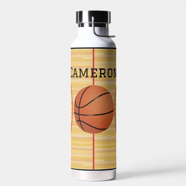 Basketball Thor Copper Vacuum Insulated Water Bottle (Left)