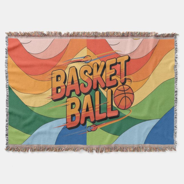 Basketball Thrill Throw Blanket (Front)