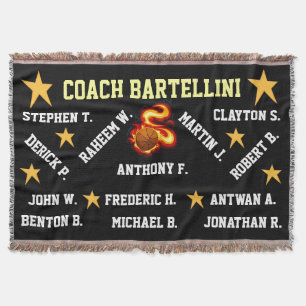 Basketball Throw Blanket