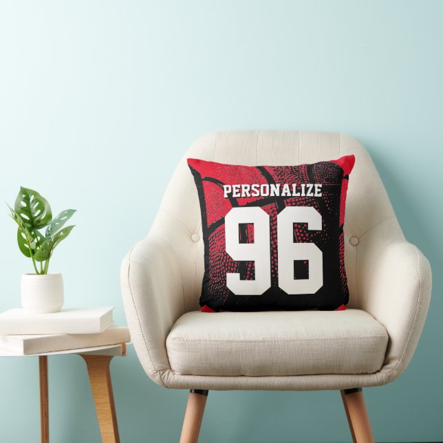 Basketball throw pillow for players coach and fans (Chair)