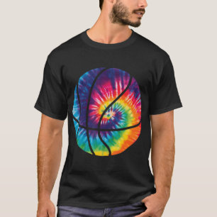 Basketball Tie Dye Awesome Sports Rainbow Trippy G T-Shirt