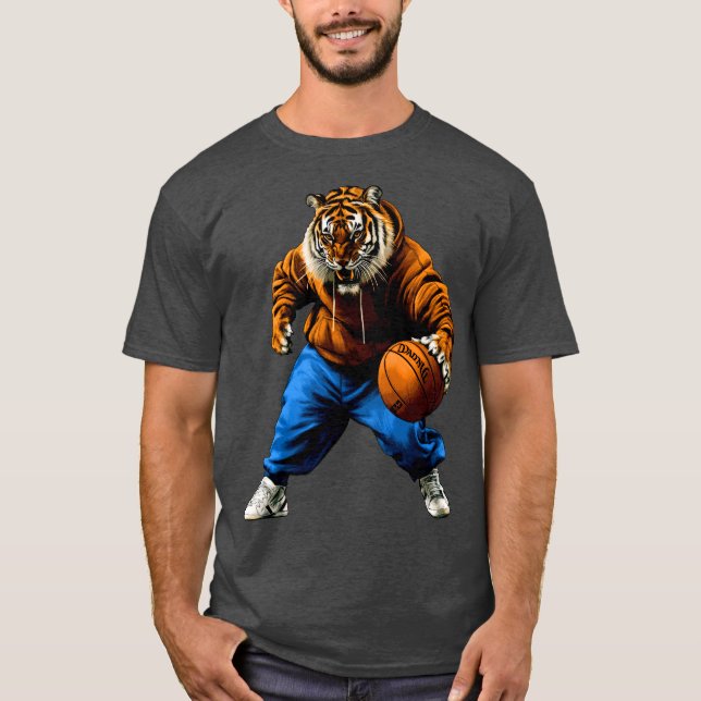 Basketball Tiger T-Shirt (Front)