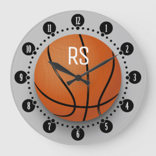 Basketball   Time for Best Sport Large Clock