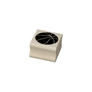 Basketball tiny sports ball rubber stamp