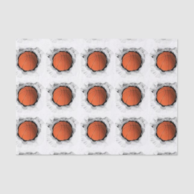 Basketball Tissue Paper (Front)