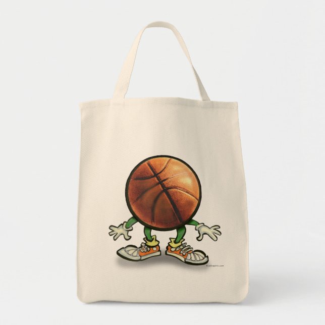 Basketball Tote Bag (Front)
